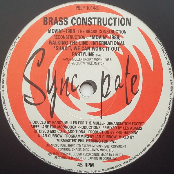Brass Construction - Can You See The Light? / International | EMI (PSLP 1014) - 2