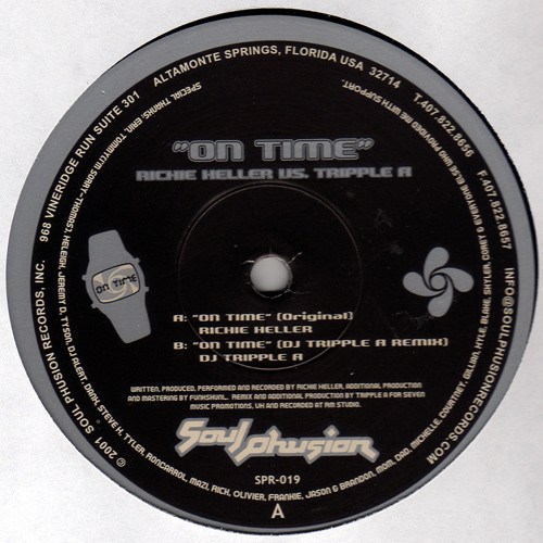 Richie Heller vs. DJ Tripple A - On Time | Soul Phusion Records (SPR-019) - 3