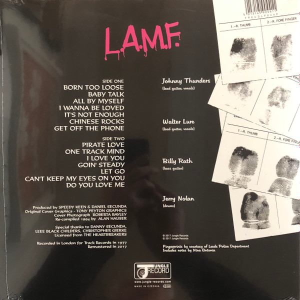 The Heartbreakers - L.A.M.F. (The Lost '77 Mixes) LP | Jungle Records (FREUDLP044P) - 2