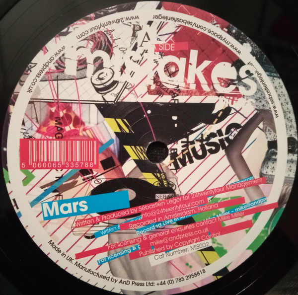 Sébastien Léger - Mercury / Mars | Mistakes Music (MIS002)