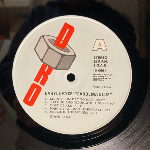 Daryle Ryce - Carolina Blue | Rounder Records (4D 0661) - 4 Daryle Ryce - Carolina Blue | Rounder Records (4D 0661) - 4