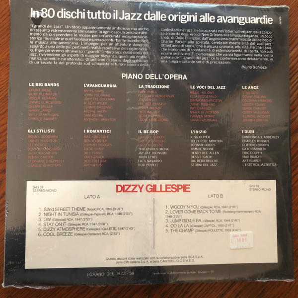 Dizzy Gillespie - Dizzy Gillepsie | Fabbri Editori (GdJ 59) - 2 Dizzy Gillespie - Dizzy Gillepsie | Fabbri Editori (GdJ 59) - 2