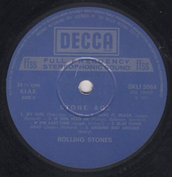 The Rolling Stones - Stone Age | Decca (SKLI 5084) - 3 The Rolling Stones - Stone Age | Decca (SKLI 5084) - 3