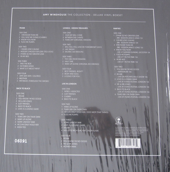 Amy Winehouse - The Collection LP BOX SET NUMBERED 08892 | Island Records (00602547428585) - 4