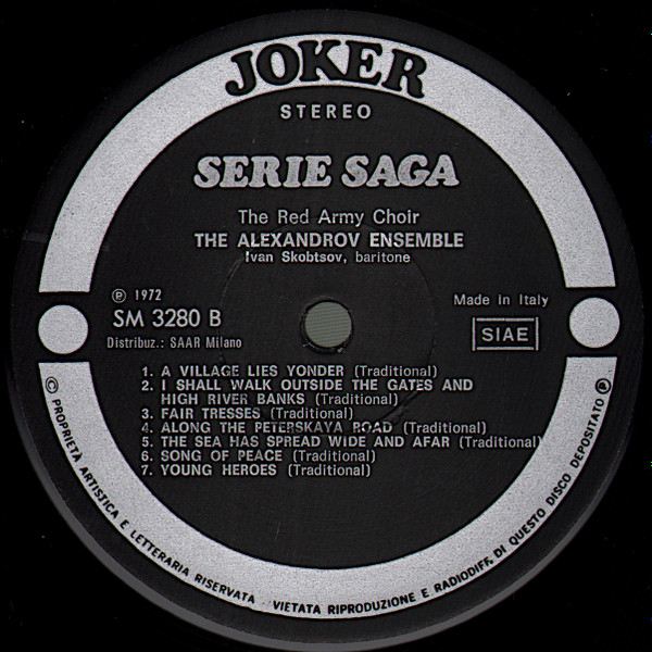 The Alexandrov Red Army Ensemble - The Alexandrov Ensemble | Joker (SM 3280) - 4