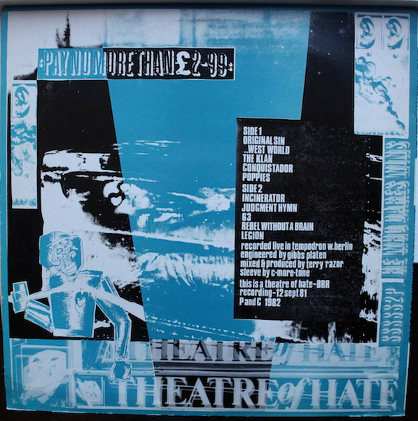 Theatre Of Hate - He Who Dares Wins (Live LP - You Have A Choice) | Burning Rome Records (SSSSS2P) - 2 Theatre Of Hate - He Who Dares Wins (Live LP - You Have A Choice) | Burning Rome Records (SSSSS2P) - 2