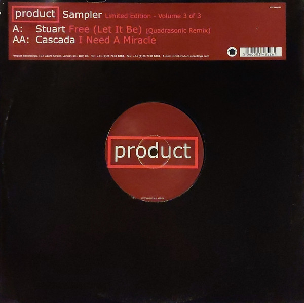 Stuart / Cascada - Sampler Limited Edition - Volume 3 Of 3 | Product Recordings (PDTSAMP6T) - main