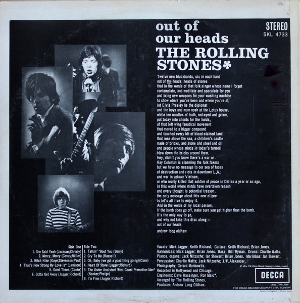 The Rolling Stones - Out Of Our Heads | Decca (SKL 4733) - 2 The Rolling Stones - Out Of Our Heads | Decca (SKL 4733) - 2