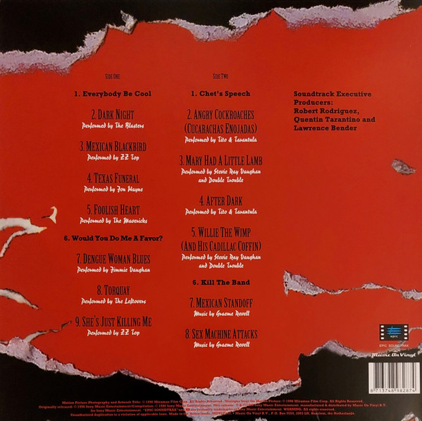 Various - From Dusk Till Dawn (Music From The Motion Picture) | Music On Vinyl (MOVLP433) - 2 Various - From Dusk Till Dawn (Music From The Motion Picture) | Music On Vinyl (MOVLP433) - 2