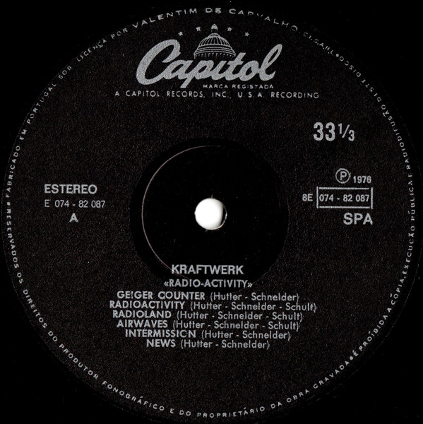 Kraftwerk - Radio-Activity | Capitol Records (8E 074 82087) - 3