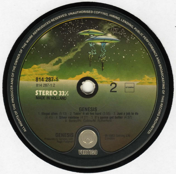 Genesis - Genesis | Vertigo (814 287-1) - 3 Genesis - Genesis | Vertigo (814 287-1) - 3
