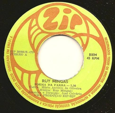 Ruy Mingas - Poema Da Farra / Makesu | Zip Zip (Zip 30036/S-CD) - 3