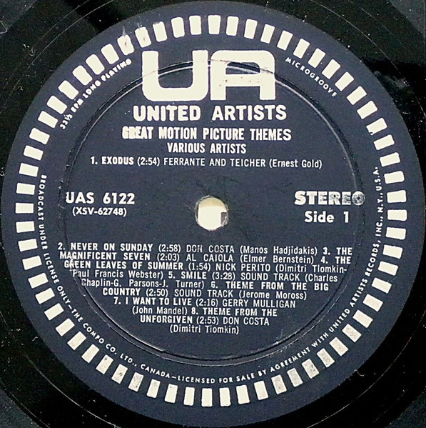 Various - Great Motion Picture Themes | United Artists Records (UAS 6122) - 3 Various - Great Motion Picture Themes | United Artists Records (UAS 6122) - 3