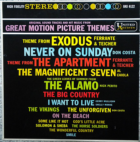 Various - Great Motion Picture Themes | United Artists Records (UAS 6122) - main Various - Great Motion Picture Themes | United Artists Records (UAS 6122) - main
