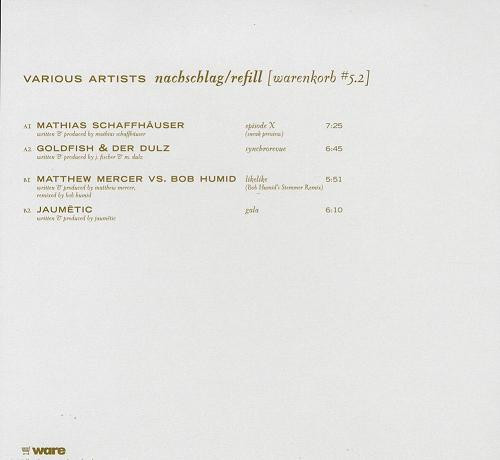 Various - Nachschlag/Refill [Warenkorb #5.2] | Ware (ware46) - 2