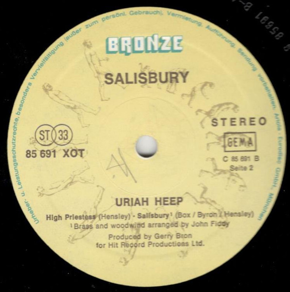 Uriah Heep - Salisbury | Bronze (28 764 XOT) - 4 Uriah Heep - Salisbury | Bronze (28 764 XOT) - 4
