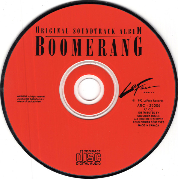 Various - Boomerang (Original Soundtrack Album) | LaFace Records (ARC 26006) - 3 Various - Boomerang (Original Soundtrack Album) | LaFace Records (ARC 26006) - 3