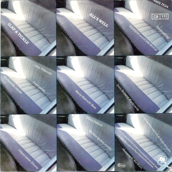 Squeeze - Slap & Tickle | A&M Records (AMS 7634)