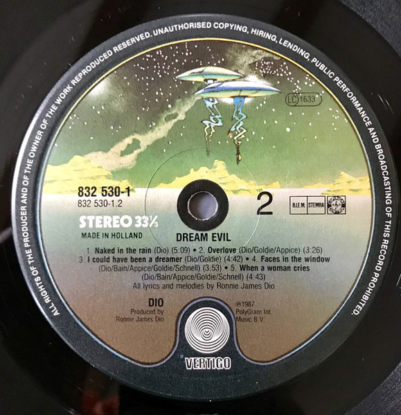 Dio - Dream Evil | Vertigo (832 530-1) - 4