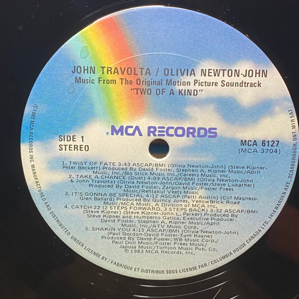 Various - Two Of A Kind - Music From The Original Motion Picture Soundtrack [Vinyl] | MCA Records (MCA-6127) - 4