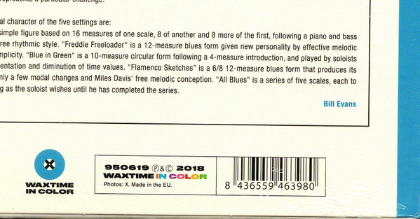 Miles Davis - Kind Of Blue | WaxTime In Color (950619) - 4 Miles Davis - Kind Of Blue | WaxTime In Color (950619) - 4