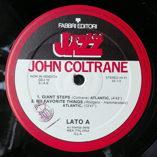 John Coltrane - John Coltrane | Fabbri Editori (GdJ 10) - main John Coltrane - John Coltrane | Fabbri Editori (GdJ 10) - main