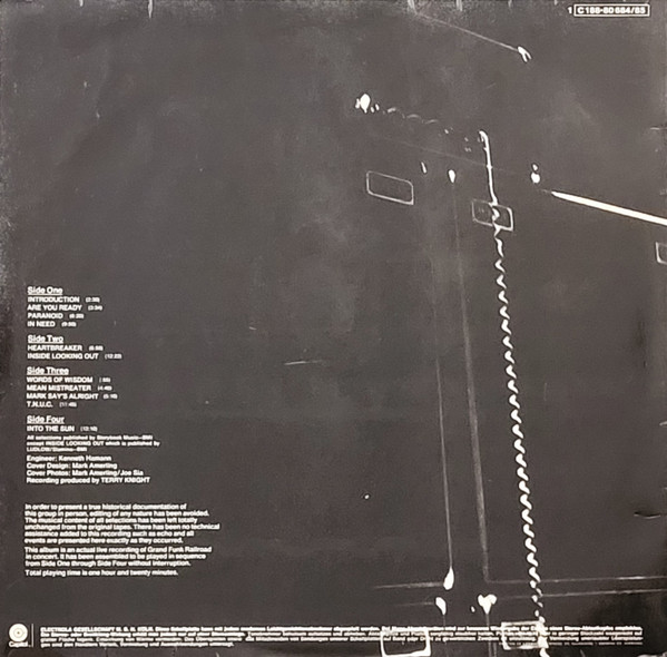 Grand Funk Railroad - Live Album | Capitol Records (1C 188-80 684/85) - 4