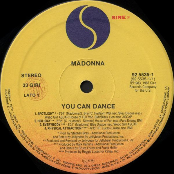 Madonna - You Can Dance | Sire (9 25535-1) - 2