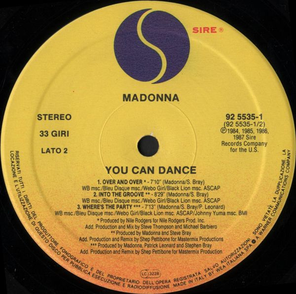 Madonna - You Can Dance | Sire (9 25535-1) - 3
