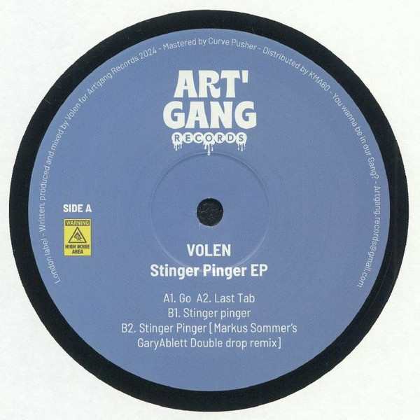 Volen - Stinger Pinger EP | Art Gang (ARTG 001) - 2