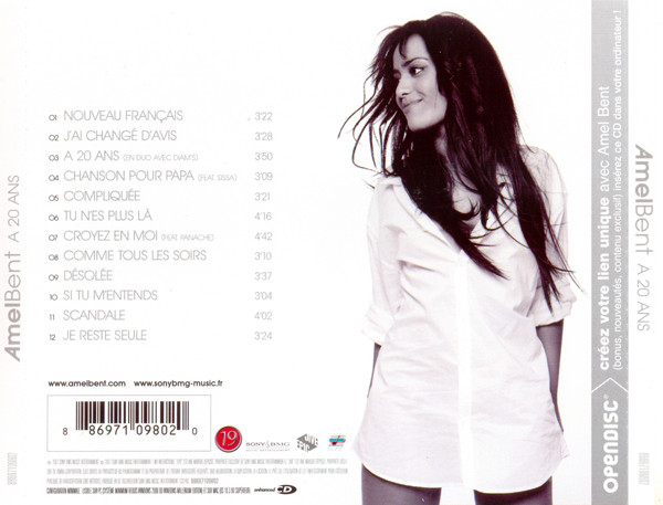 Amel Bent - À 20 Ans | Jive/Epic (886971109802) - 2