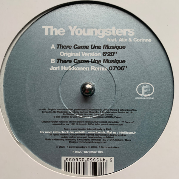 The Youngsters Feat. Alix & Corinne - There Came Une Musique | F Communications (F 242) - main