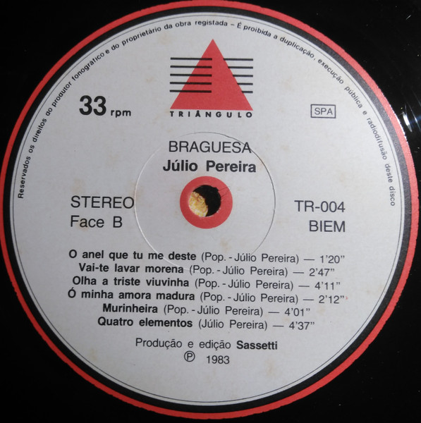 Júlio Pereira - Braguesa | Triângulo (TR-004) - 4 Júlio Pereira - Braguesa | Triângulo (TR-004) - 4