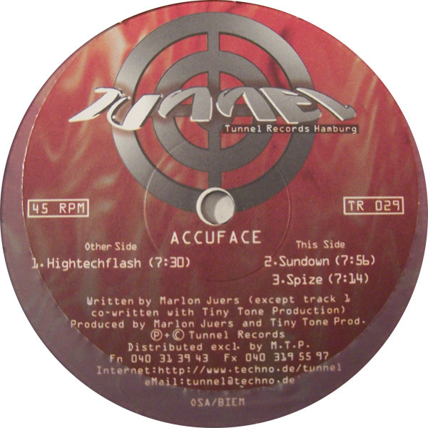 Accuface - Hightechflash | Tunnel Records (TR 029) - main