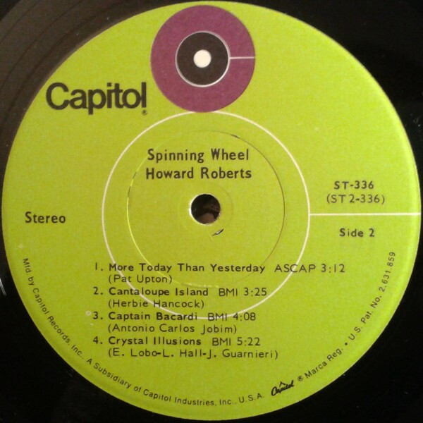 Howard Roberts - Spinning Wheel | Capitol Records (ST-336) - 4 Howard Roberts - Spinning Wheel | Capitol Records (ST-336) - 4