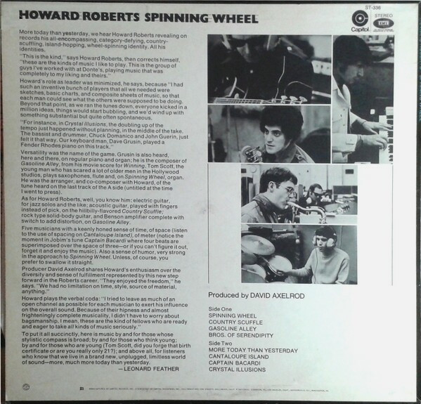 Howard Roberts - Spinning Wheel | Capitol Records (ST-336) - 2 Howard Roberts - Spinning Wheel | Capitol Records (ST-336) - 2