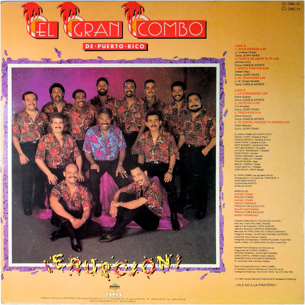 El Gran Combo - ¡Erupcion! | Combo Records (CML 11) - 2