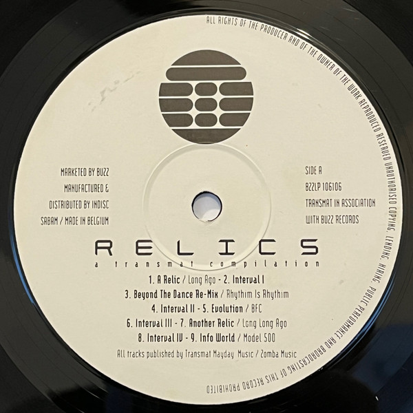 Various - Relics (A Transmat Compilation) | Transmat (BZZLP 106106) - 3 Various - Relics (A Transmat Compilation) | Transmat (BZZLP 106106) - 3