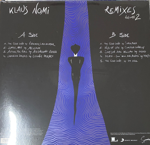 Klaus Nomi - Remixes (Volume 2) | Legacy (19658860041) - 2