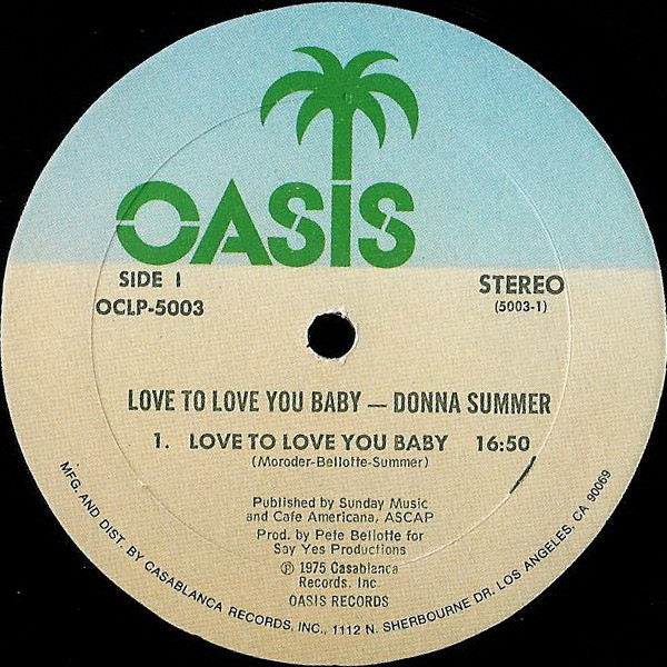 Donna Summer - Love To Love You Baby | Oasis (OCLP 5003) - 3