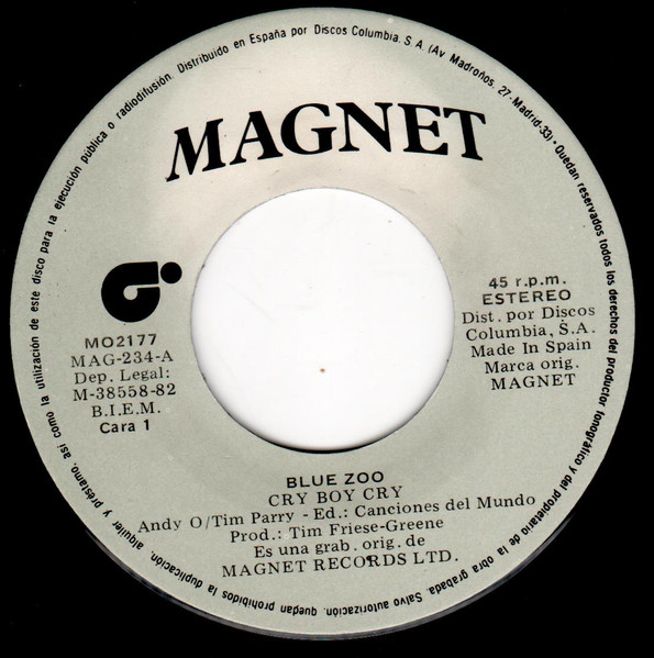 Blue Zoo - Cry Boy Cry | Magnet (MO2177) - 4