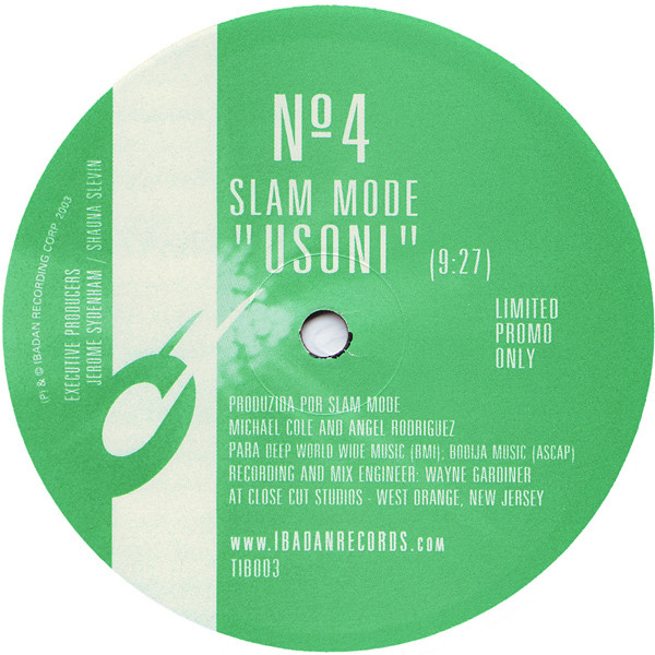 Slam Mode - № 4 - Usoni | Ibadan (TIB003)
