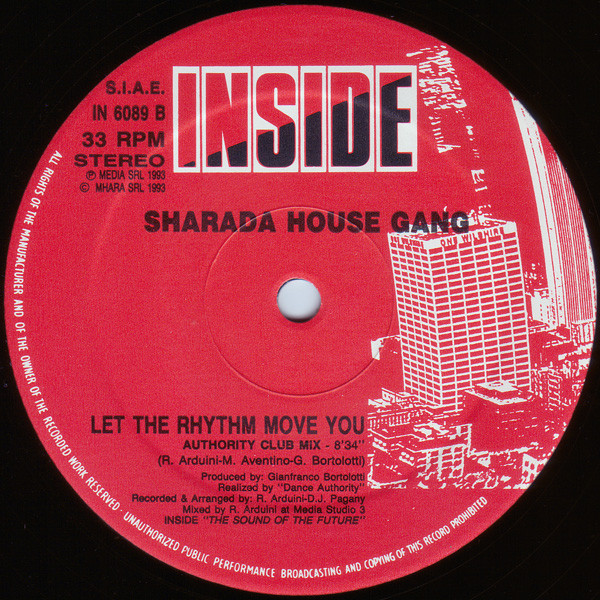 Sharada House Gang - Let The Rhythm Move You | Inside (IN 6089) - 2
