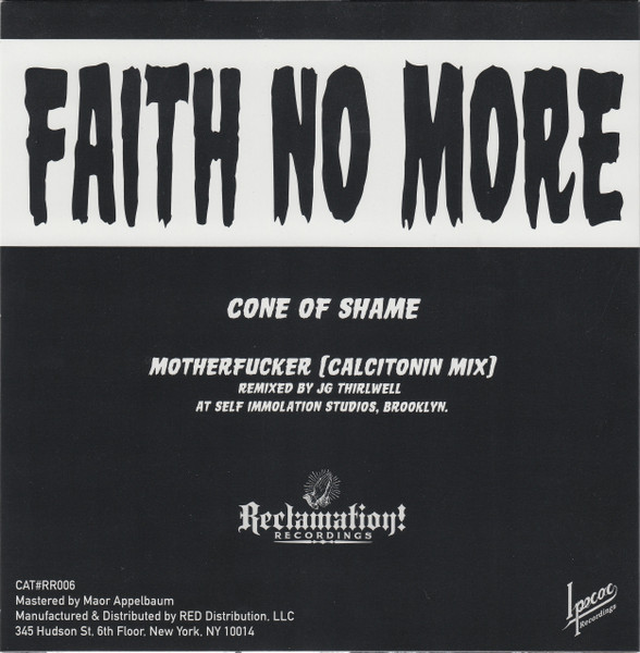 Faith No More - Cone Of Shame!! | Reclamation! Recordings (RR006GN) - 3