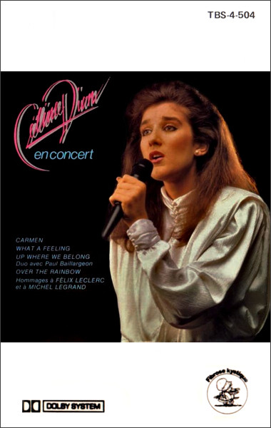 Céline Dion - En Concert | TBS (TBS4- 504) - main Céline Dion - En Concert | TBS (TBS4- 504) - main