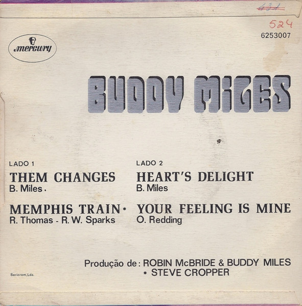 Buddy Miles - Them Changes | Mercury (6253007) - 2