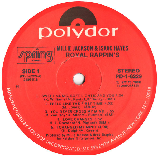 Millie Jackson & Isaac Hayes - Royal Rappin's | Polydor (PD-1-6229) - main Millie Jackson & Isaac Hayes - Royal Rappin's | Polydor (PD-1-6229) - main