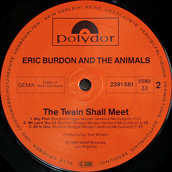 Eric Burdon & The Animals - The Twain Shall Meet | Polydor (2391 561) - 4 Eric Burdon & The Animals - The Twain Shall Meet | Polydor (2391 561) - 4