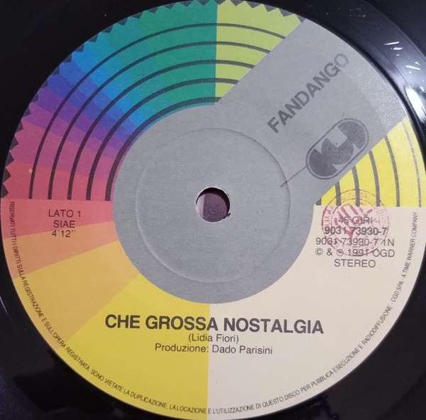 Fandango - Che Grossa Nostalgia | CGD (9031 73930-7) - 3