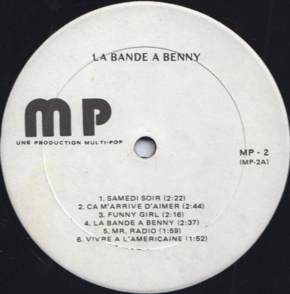 La Bande A Benny - La Bande A Benny | Multi-Pop (2) - 4